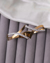Crystal Twist Statement Cuff