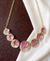 🌸 Blush Aura Layered Disc Necklace