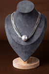 Silver Pearl Minimal Necklace