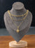 Golden Starburst Layered Necklace