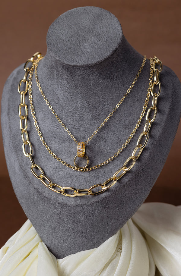 Modern Muse Layered Link Necklace