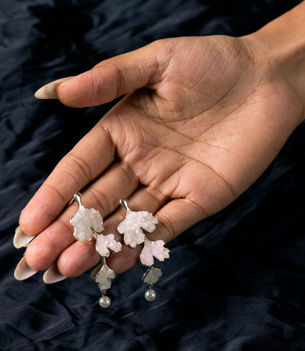 Crystal Blossom Pearl Drops