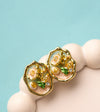 Floral Oyster Luxe Studs