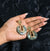 Emerald Marble Statement Drops