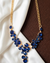 💙 Sapphire Cascade Crystal Necklace