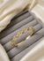 ✨ Luxe Chain Link Pave Gold Bracelet