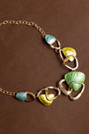 Emerald Harmony Modern Necklace