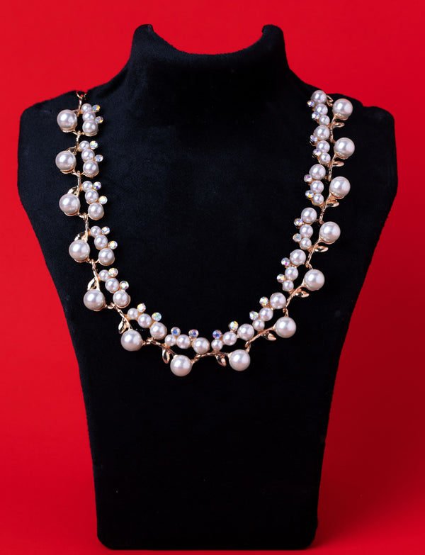 Royal Pearl Vine Necklace