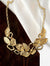 ✨ Textured Gold Abstract Statement Necklace