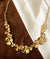 🌸 Golden Petal Bloom Statement Necklace