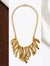 ✨ Fluid Gold Fringe Statement Necklace