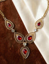 ❤️ Ruby Radiance Filigree Necklace